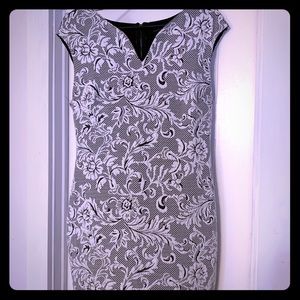 Beautiful white and gray evening dress